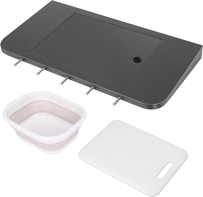 Front Folding Grill Shelf for Pit Boss 700DX, 700FB2 & 800FB2, 23.6" × 12.2" - Image 9