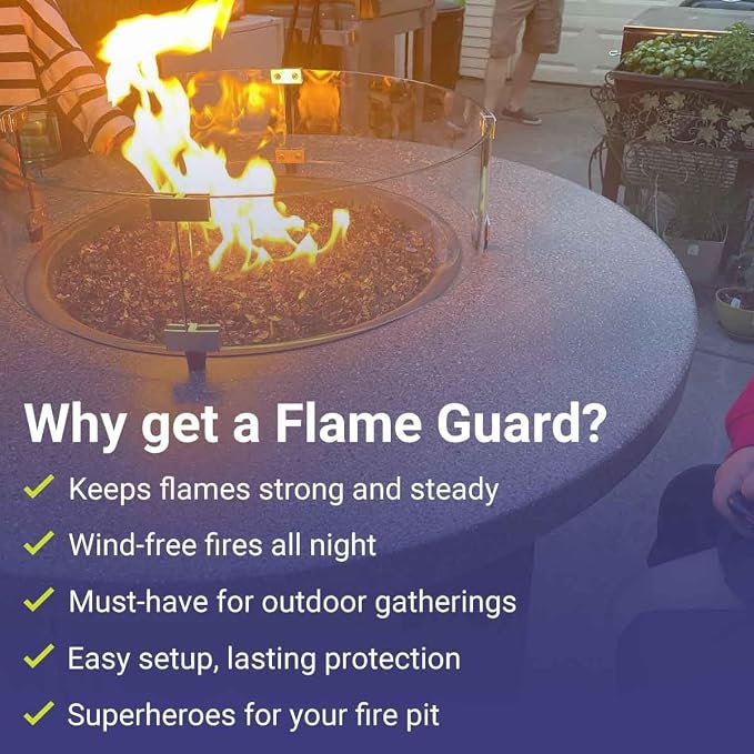 American Fire Products | Tempered Glass Flame Guard - Image 3