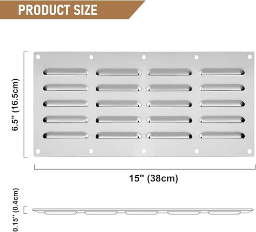 1 Pack Stainless Steel Venting Panel - Image 2