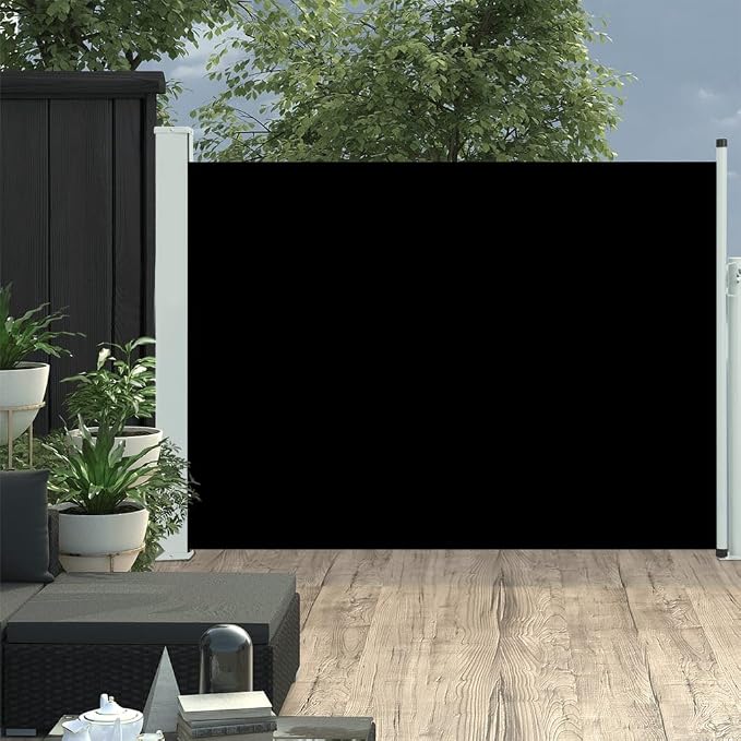 YAFF Patio Retractable Outdoor Folding Privacy Divider, Water & UV Resistant by YAFF