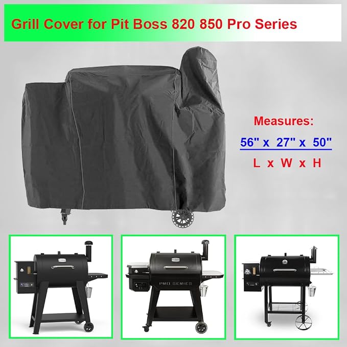 Grill Cover for Pit Boss 820 Deluxe 850 Pro Series Wood Pellet Grill, Smoker - Image 2