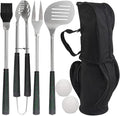 POLIGO 7PCS Golf-Club Style BBQ Tools Set Grilling Tools by POLIGO