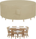 Easy-Going Round Patio Furniture Cover Waterproof Outdoor Dining Table and by Easy-Going