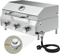Bestfire 3-Burner Tabletop Gas Grill by GrillsOutdoorCooking