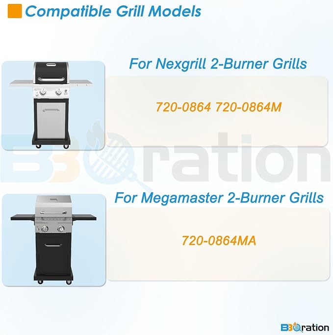 Replacement Parts Kit for Nexgrill 2-Burner 720-0864 720-0864M, Replacement - Image 2