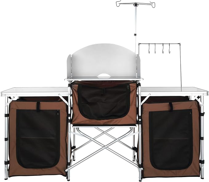 VEVOR Camping Kitchen Table, Folding Outdoor Cooking Table - Image 10