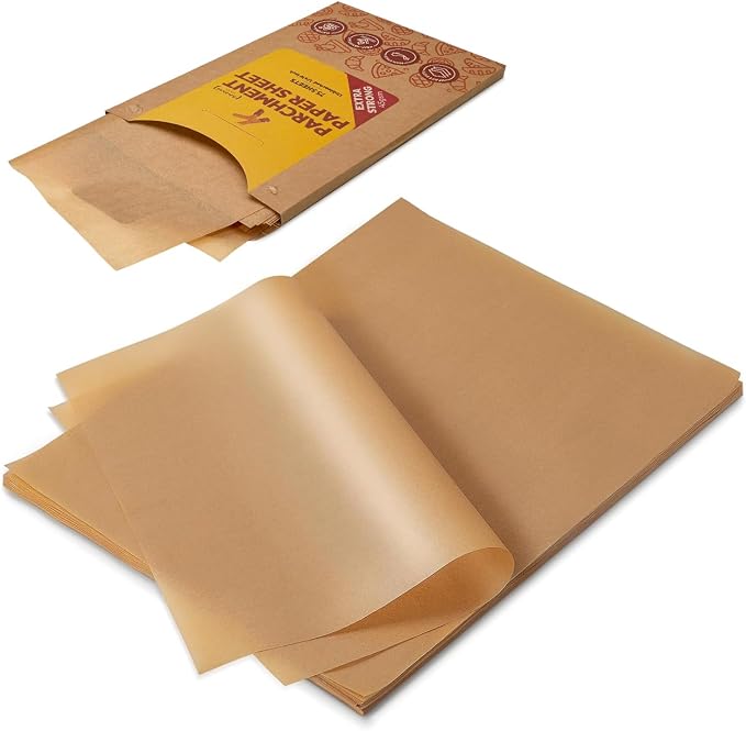 Katbite 75Pcs Unbleached Parchment Paper Sheets 12x16IN, Pre-Cut Heavy Duty by katbite