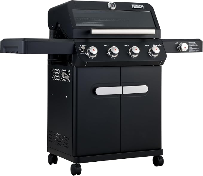 Monument Grills 4+1 Outdoor Barbecue Stainless Steel 4 Burners & 1 Side Burner - Image 9