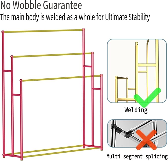 3 Tier Standing Towel Rack - Image 4