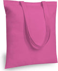 TOPDesign 6-Pack Economical 16"x15" Pink Cotton Tote Bag, Lightweight Medium by TOPDesign