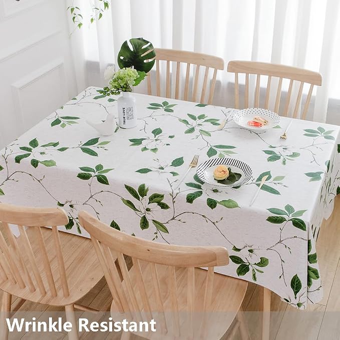 TruDelve Heavy Duty Vinyl Table Cloth Plastic Table Cloth - Image 3