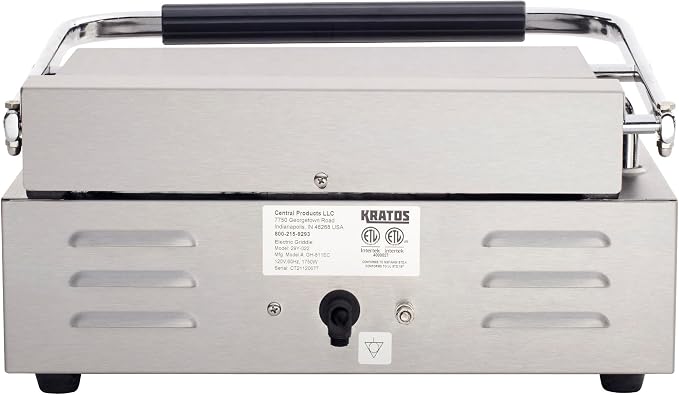 Kratos Commercial Electric Panini Sandwich Grill - Image 7