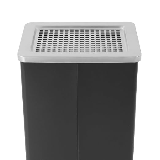 Trash Can with Lid Outdoor Indoor Stainless Steel Commercial Garbage Bin Waste - Image 9