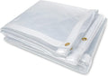 6 x 8FT Outdoor Clear Tarp Curtain Waterproof Wind-Proof 24 Mil Transparent by Likeem