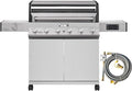 Monument Grills 6-Burner Convertible Natural Gas Smart bbq Grill Stainless by MonumentGrills