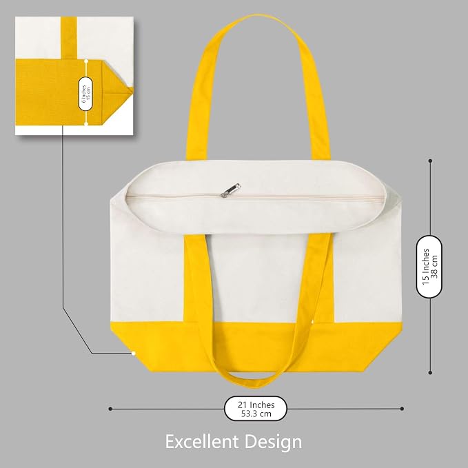 TOPDesign 1-Pack Canvas Tote Bag - Image 5