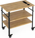 DEXSO 38x20x6.5in Bamboo Pizza Oven Table by DEXSO