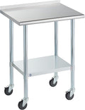 Stainless Steel Table for Prep & Work by ROCKPOINT