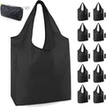 BeeGreen 10 Pack Black Reusable Grocery Bags by BeeGreen