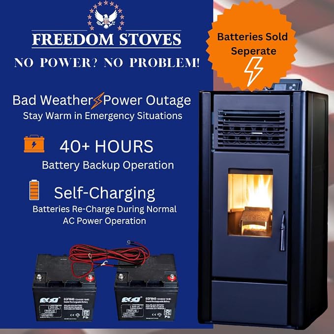 Freedom Stoves Pellet Stove: Independence PS21 Freestanding - Image 5