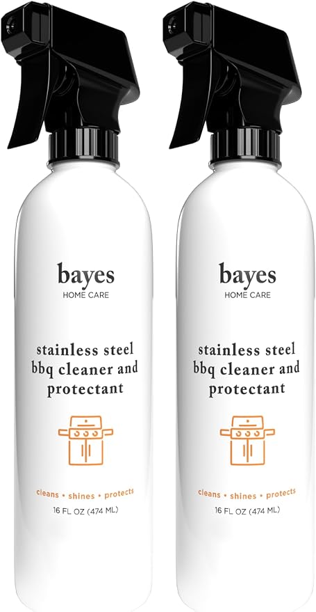 Bayes High-Performance Stainless Steel BBQ Exterior Cleaner and Protectant by Bayes