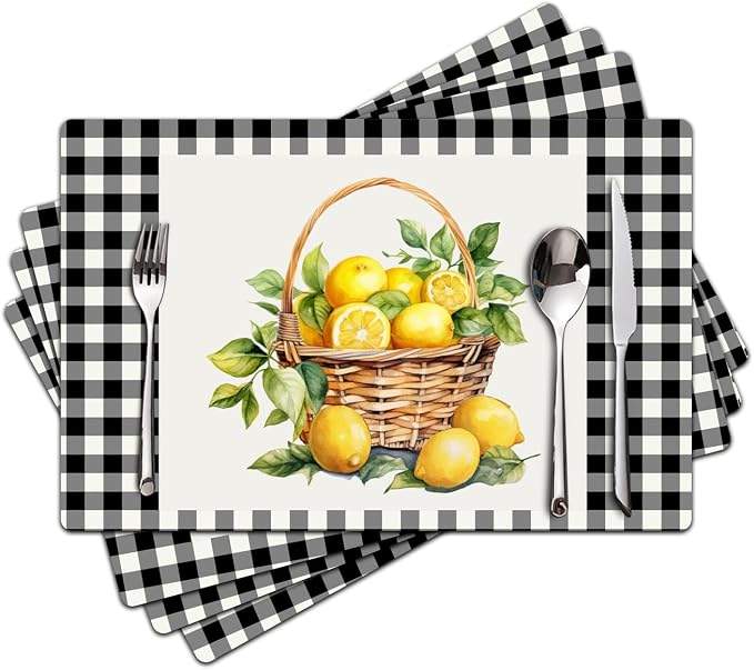 Placemats Set of 4 by Unknown