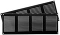 Repa Market 2-Pack Air Vent Cover 16x6 Inch Black Galvanized Steel Louvered by RepaMarket