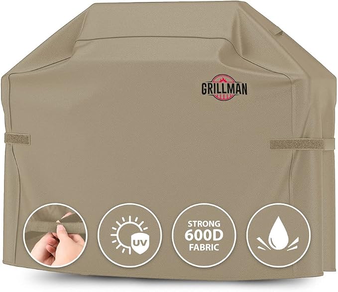 Grillman Grill Cover, BBQ Outdoor Grill Covers, Gas Grills, Waterproof by Grillman