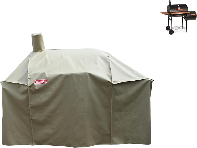 Smoker Grill Cover Sized for Char-Griller Charcoal Grill 2190 and 2197 Heavy - Image 5