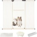 Lumizone Extra Tall Pet Gate 55.12" High Pressure Mounted 63.39"-67.90" Extra by Lumizone