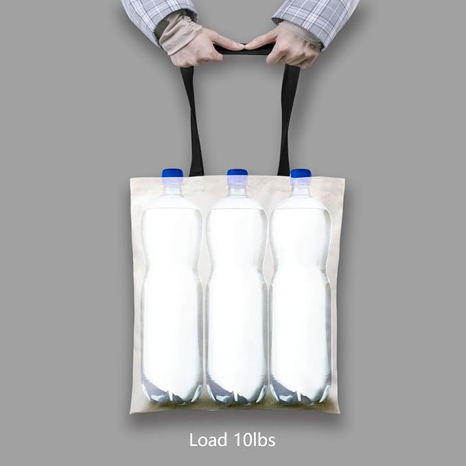 TOPDesign 24-Pack Economical Cotton Tote Bag, Lightweight Medium Reusable - Image 6