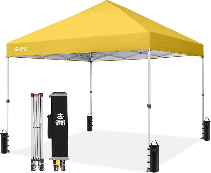 CROWN SHADES 8x8 Pop Up Canopy by CrownShades