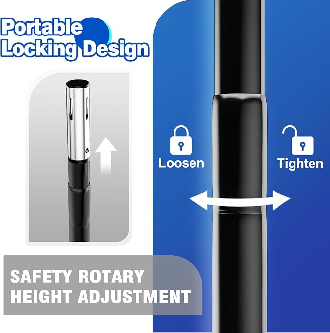 Pipe and Drape Backdrop Stand 8ftx10ft Adjustable Background Support System - Image 5
