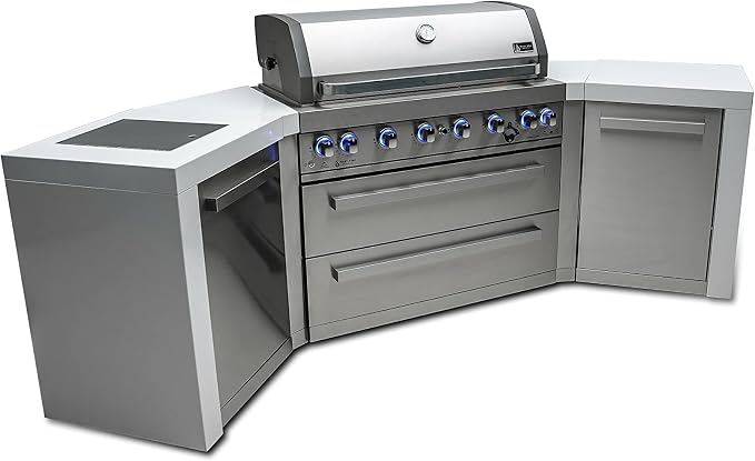 Mont Alpi 44-Inch MAi805-D45 Deluxe 45 Degree 6-Burner 115000 BTU Deluxe - Image 3