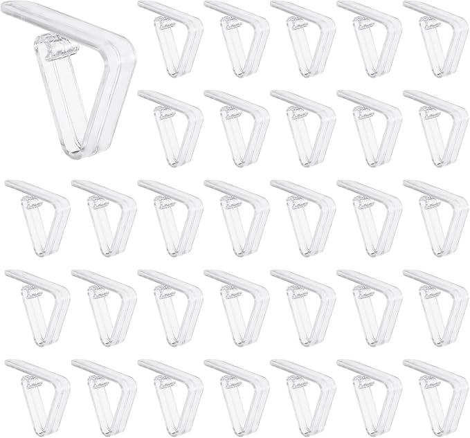 uxcell 32 Pack Plastic Tablecloth Clips, Table Cloth Cover Clamps Windproof by uxcell