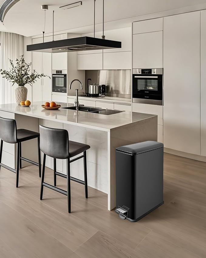 Kitchen Rubbish Bin, 45 Litre Waste Bin, Large Pedal Bin, Kitchen Rubbish Bin - Image 9