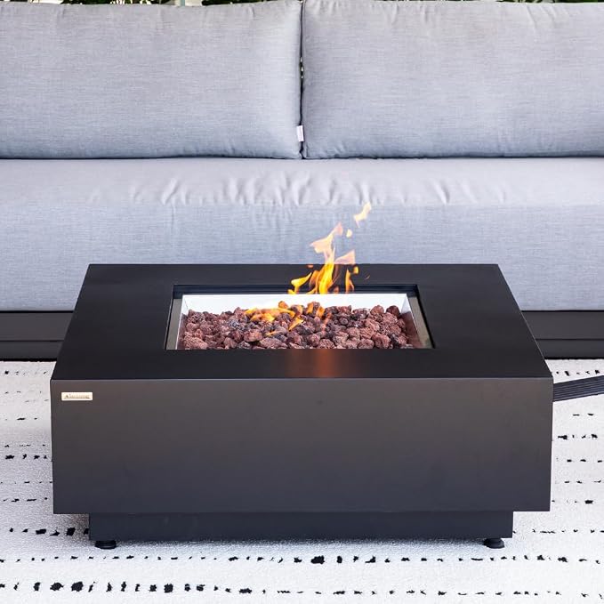 Ashton 36” Propane Fire Pit Smokeless Firepit Outdoor Gas Fire Pit - Image 3