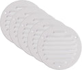 Vent Systems - 4 Inch Pack of 5 White Metal Round Soffit Air Vent Grille Cover by VentSystems