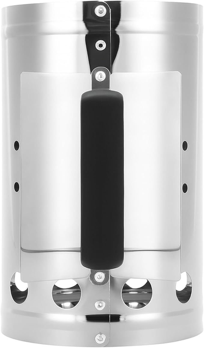 Charcoal Chimney Starter, BBQ Grill Quick Rapid Fire Starter Chimney - Image 9