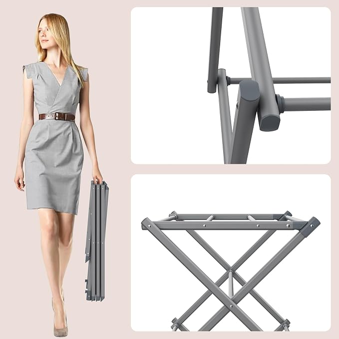 Drying Rack for Laundry, Foldable Clothes Drying Rack, Small Collapsible Dry - Image 2
