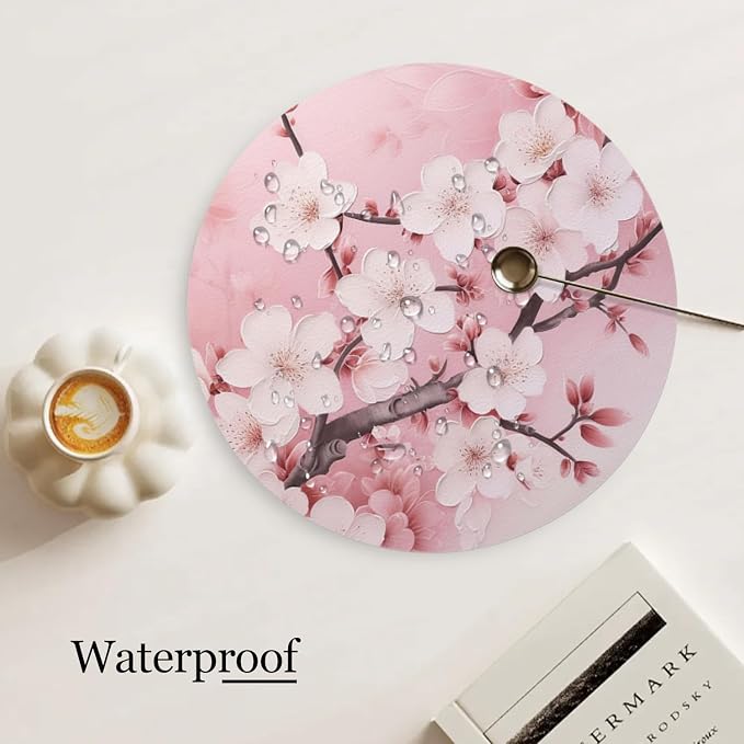 Round PU Leather Placemats Set of 4 - Image 3
