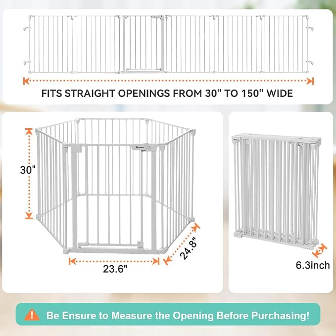 COMOMY 150" Extra Wide Baby Gate - Image 5