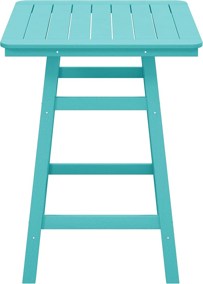 Costaelm Outdoor Bar Table, Patio Bistro Dining Pub Table - Image 4