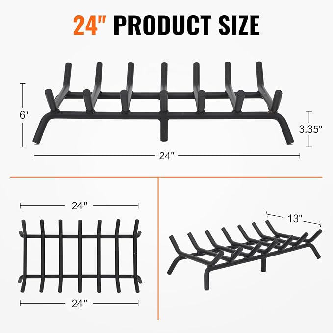 Fireplace Grate 24 inch - Image 2