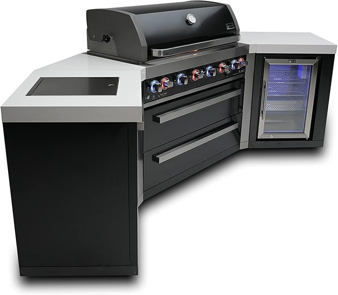 Mont Alpi MAi805-BSS45FC 44-inch 6-Burner 115000 BTU 45 Degree Black Stainless - Image 2