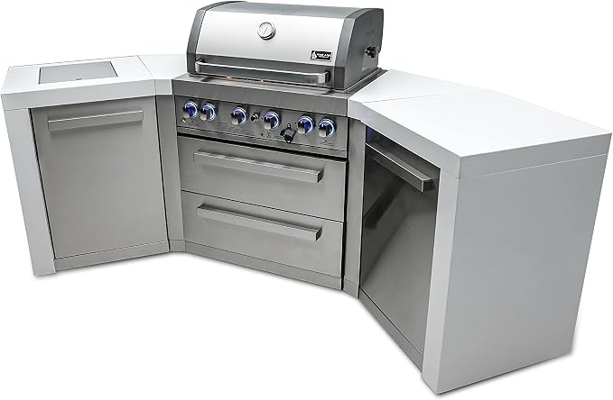 Mont Alpi MAi400-D45 32-Inch Deluxe 45-Degree 4-Burner 78000 BTU Deluxe - Image 6