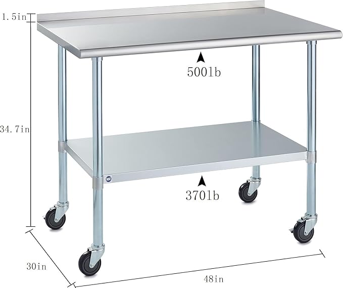 ROCKPOINT Stainless Steel Table - Image 3