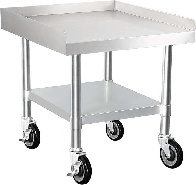 HARDURA Stainless Steel Equipment Stand Metal Prep Table by HARDURA