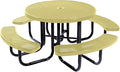 COATEDOUTDOORFURNITURE Heavy-Duty Portable Outdoor Picnic Table by CoatedOutdoorFurniture