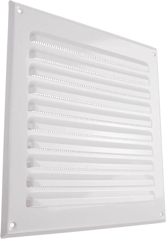 Vent Systems - 8 x 8 Inch White Metal Square Soffit Air Vent Grille Cover - Image 7